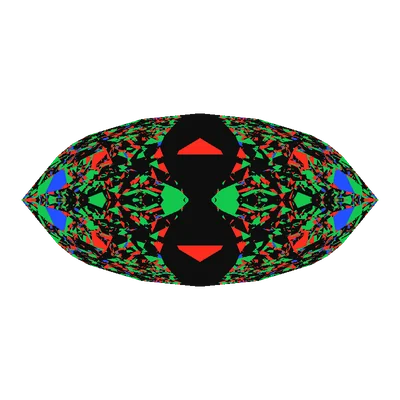 Light Return map of the BL-Bowtie Cut in diamond, a computed render.