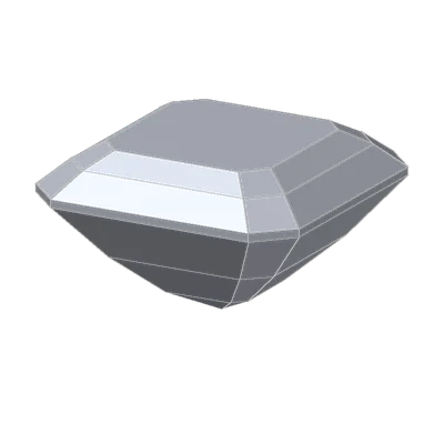 Emerald Square Cut, 3D model