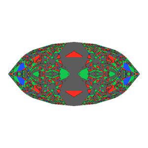 Dg-bowtie in diamond tilted 0 degrees: Light Return map, 47% of the face leaking