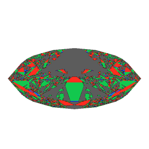 Dg-bowtie in diamond tilted 20 degrees: Light Return map, 47% of the face leaking